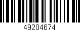 Código de barras (EAN, GTIN, SKU, ISBN): '49204674'