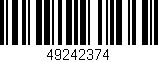 Código de barras (EAN, GTIN, SKU, ISBN): '49242374'