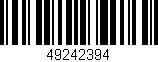 Código de barras (EAN, GTIN, SKU, ISBN): '49242394'