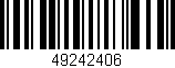 Código de barras (EAN, GTIN, SKU, ISBN): '49242406'