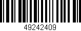 Código de barras (EAN, GTIN, SKU, ISBN): '49242409'