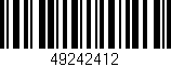 Código de barras (EAN, GTIN, SKU, ISBN): '49242412'