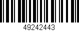 Código de barras (EAN, GTIN, SKU, ISBN): '49242443'