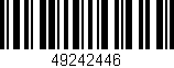 Código de barras (EAN, GTIN, SKU, ISBN): '49242446'