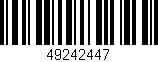 Código de barras (EAN, GTIN, SKU, ISBN): '49242447'