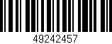 Código de barras (EAN, GTIN, SKU, ISBN): '49242457'