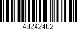 Código de barras (EAN, GTIN, SKU, ISBN): '49242462'