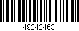 Código de barras (EAN, GTIN, SKU, ISBN): '49242463'