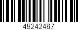Código de barras (EAN, GTIN, SKU, ISBN): '49242467'