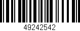 Código de barras (EAN, GTIN, SKU, ISBN): '49242542'