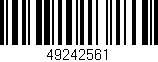 Código de barras (EAN, GTIN, SKU, ISBN): '49242561'