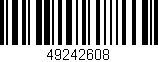 Código de barras (EAN, GTIN, SKU, ISBN): '49242608'
