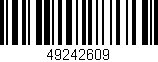 Código de barras (EAN, GTIN, SKU, ISBN): '49242609'