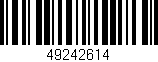Código de barras (EAN, GTIN, SKU, ISBN): '49242614'