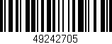 Código de barras (EAN, GTIN, SKU, ISBN): '49242705'