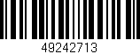 Código de barras (EAN, GTIN, SKU, ISBN): '49242713'