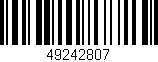 Código de barras (EAN, GTIN, SKU, ISBN): '49242807'