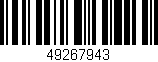 Código de barras (EAN, GTIN, SKU, ISBN): '49267943'
