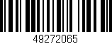 Código de barras (EAN, GTIN, SKU, ISBN): '49272065'