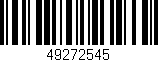 Código de barras (EAN, GTIN, SKU, ISBN): '49272545'