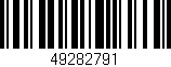 Código de barras (EAN, GTIN, SKU, ISBN): '49282791'
