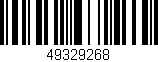 Código de barras (EAN, GTIN, SKU, ISBN): '49329268'