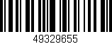 Código de barras (EAN, GTIN, SKU, ISBN): '49329655'