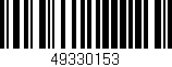 Código de barras (EAN, GTIN, SKU, ISBN): '49330153'