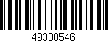 Código de barras (EAN, GTIN, SKU, ISBN): '49330546'