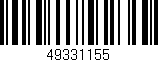 Código de barras (EAN, GTIN, SKU, ISBN): '49331155'
