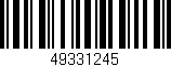 Código de barras (EAN, GTIN, SKU, ISBN): '49331245'