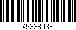 Código de barras (EAN, GTIN, SKU, ISBN): '49338938'