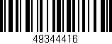 Código de barras (EAN, GTIN, SKU, ISBN): '49344416'
