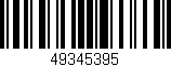 Código de barras (EAN, GTIN, SKU, ISBN): '49345395'