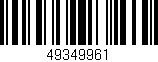 Código de barras (EAN, GTIN, SKU, ISBN): '49349961'