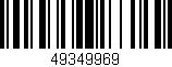 Código de barras (EAN, GTIN, SKU, ISBN): '49349969'