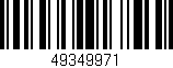 Código de barras (EAN, GTIN, SKU, ISBN): '49349971'