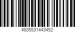Código de barras (EAN, GTIN, SKU, ISBN): '4935531443452'