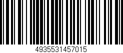 Código de barras (EAN, GTIN, SKU, ISBN): '4935531457015'