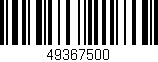 Código de barras (EAN, GTIN, SKU, ISBN): '49367500'