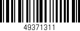 Código de barras (EAN, GTIN, SKU, ISBN): '49371311'