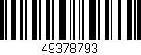 Código de barras (EAN, GTIN, SKU, ISBN): '49378793'