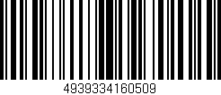 Código de barras (EAN, GTIN, SKU, ISBN): '4939334160509'