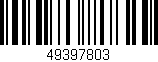 Código de barras (EAN, GTIN, SKU, ISBN): '49397803'