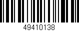 Código de barras (EAN, GTIN, SKU, ISBN): '49410138'