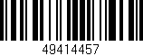 Código de barras (EAN, GTIN, SKU, ISBN): '49414457'