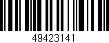 Código de barras (EAN, GTIN, SKU, ISBN): '49423141'