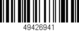 Código de barras (EAN, GTIN, SKU, ISBN): '49426941'