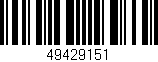 Código de barras (EAN, GTIN, SKU, ISBN): '49429151'