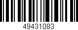 Código de barras (EAN, GTIN, SKU, ISBN): '49431083'